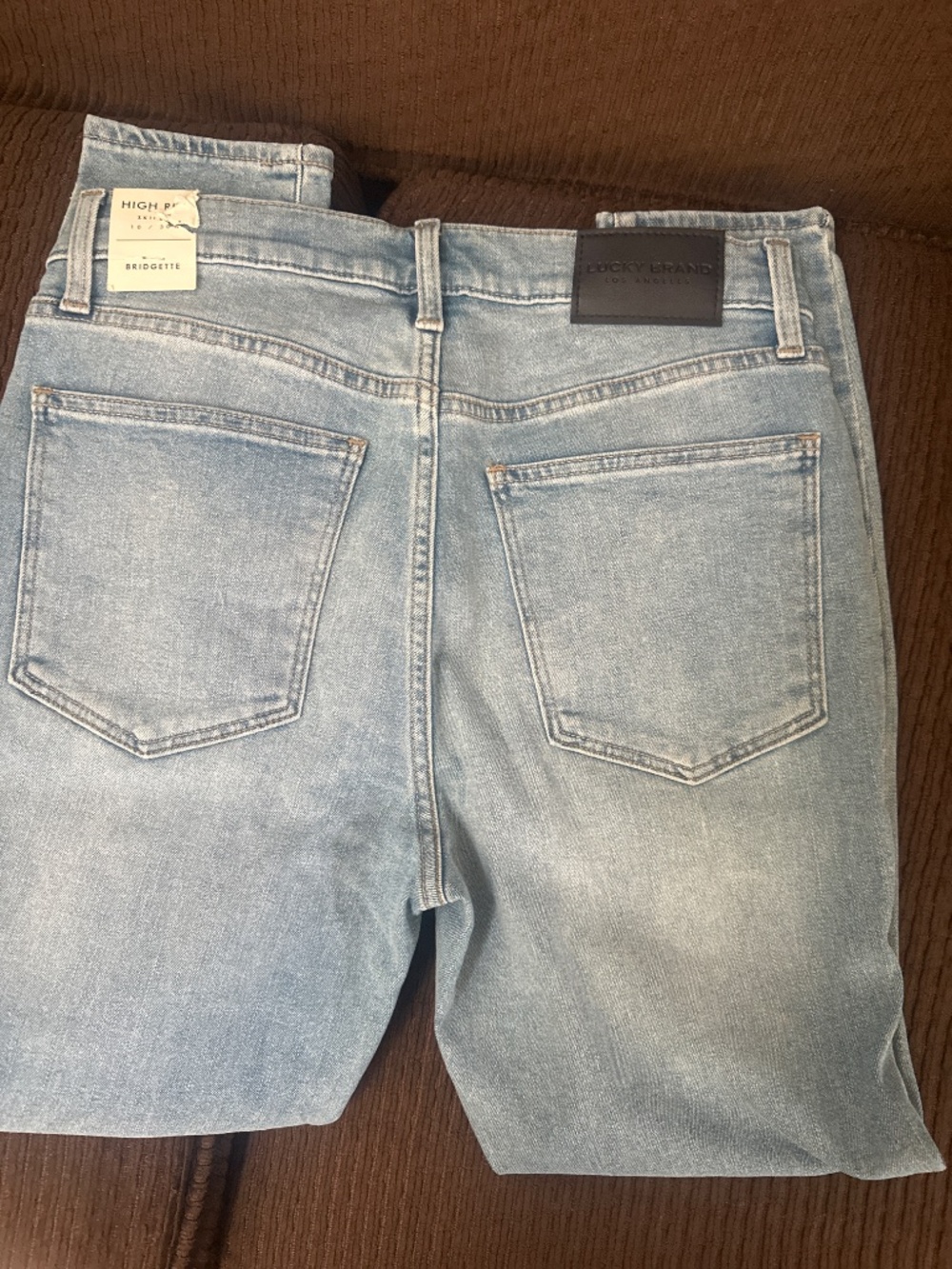 Lucky Brand High Rise Skinny Bridgette Jeans sz 10/30 ankle - Picture 5 of 5